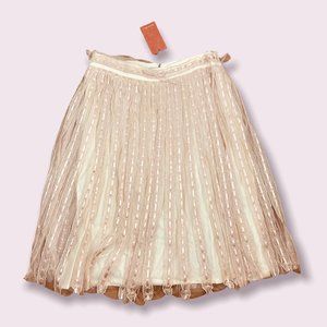 Pilar Ruiz Spain Light Pink Ribbon Weave Skirt - NWT 10/12/14